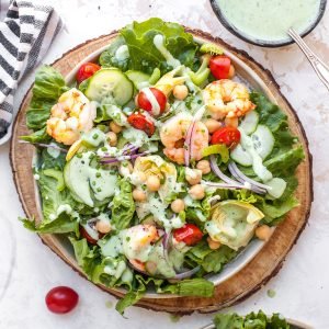 Easy green goddess salad 2 green goddess salad