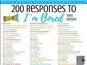 50 things to do what to do when bored 4 what to do when bored