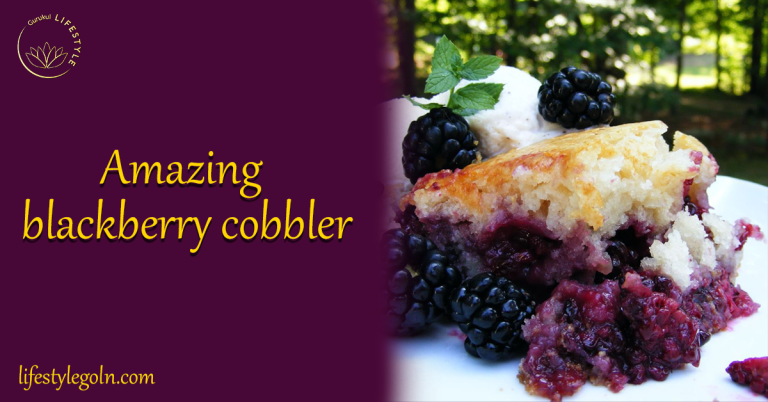 Amazing blackberry cobbler