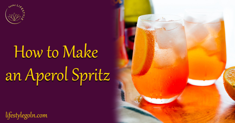 How to Make an Aperol Spritz