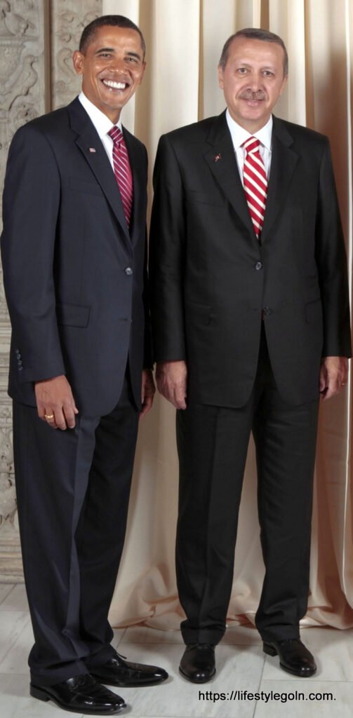 Types of Suits for Men: A Guide to Men’s Suit Styles 4 Barack Obama and Recep Erdoğan wearing single-breasted suits
